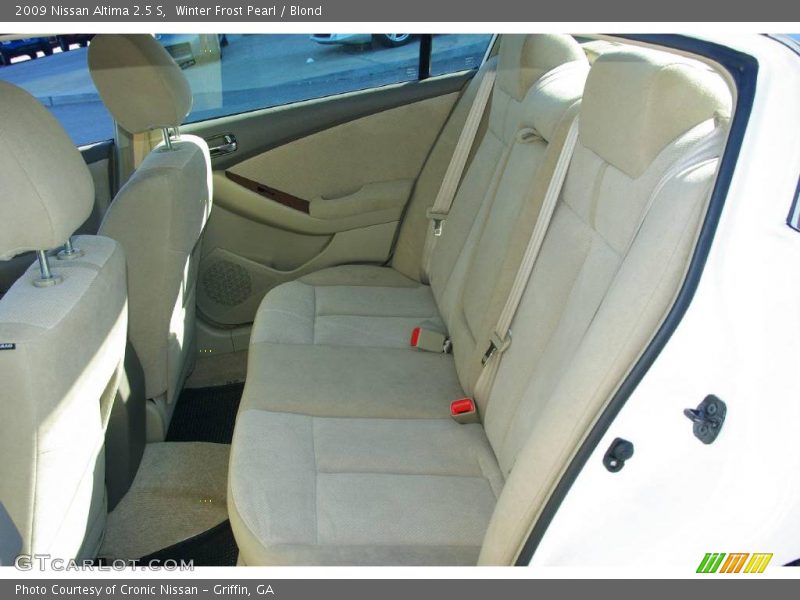 Winter Frost Pearl / Blond 2009 Nissan Altima 2.5 S