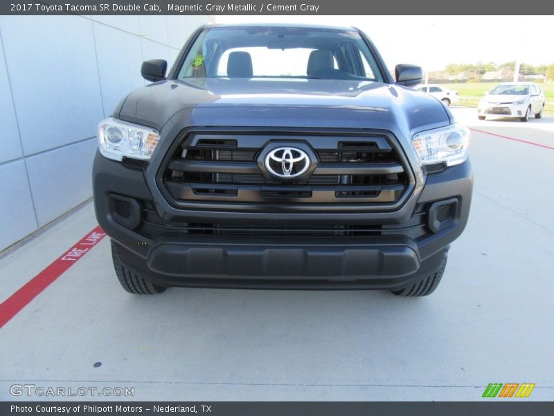 Magnetic Gray Metallic / Cement Gray 2017 Toyota Tacoma SR Double Cab