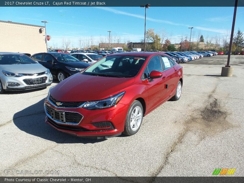 Cajun Red Tintcoat / Jet Black 2017 Chevrolet Cruze LT