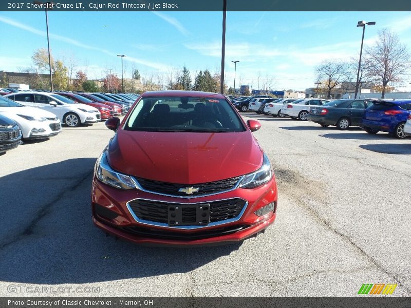 Cajun Red Tintcoat / Jet Black 2017 Chevrolet Cruze LT