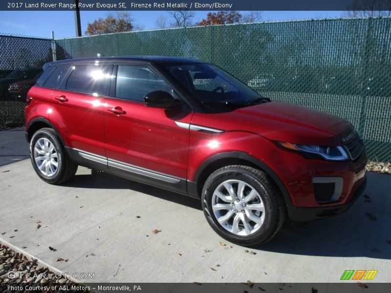  2017 Range Rover Evoque SE Firenze Red Metallic
