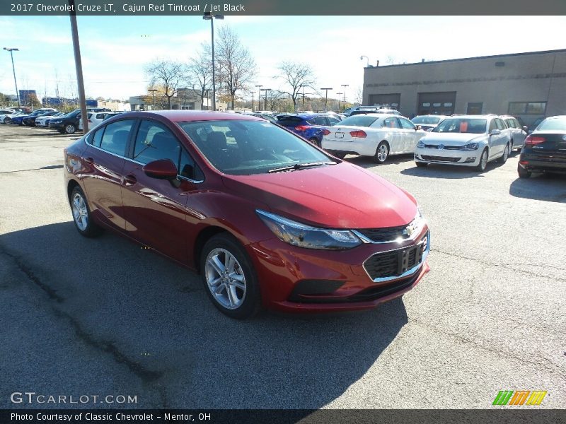 Cajun Red Tintcoat / Jet Black 2017 Chevrolet Cruze LT
