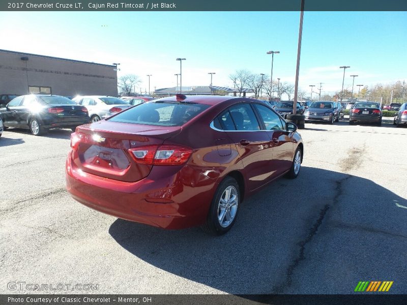 Cajun Red Tintcoat / Jet Black 2017 Chevrolet Cruze LT