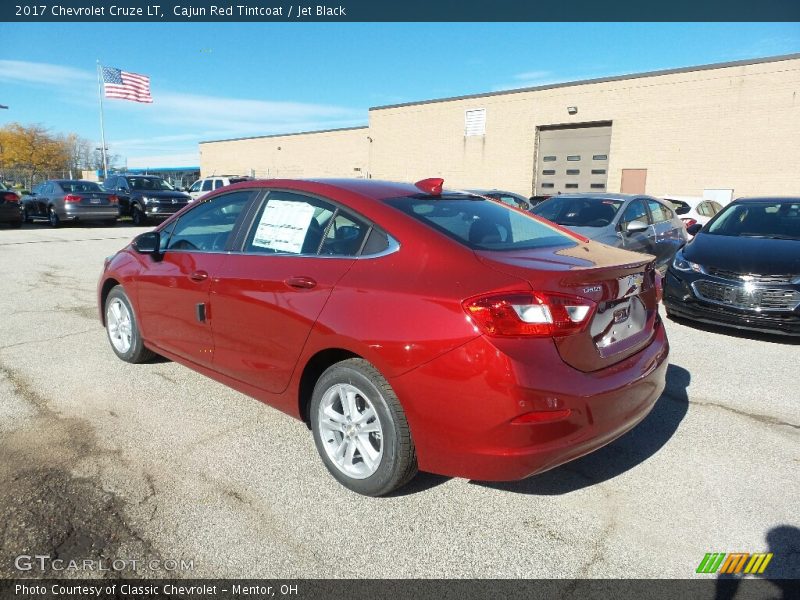 Cajun Red Tintcoat / Jet Black 2017 Chevrolet Cruze LT