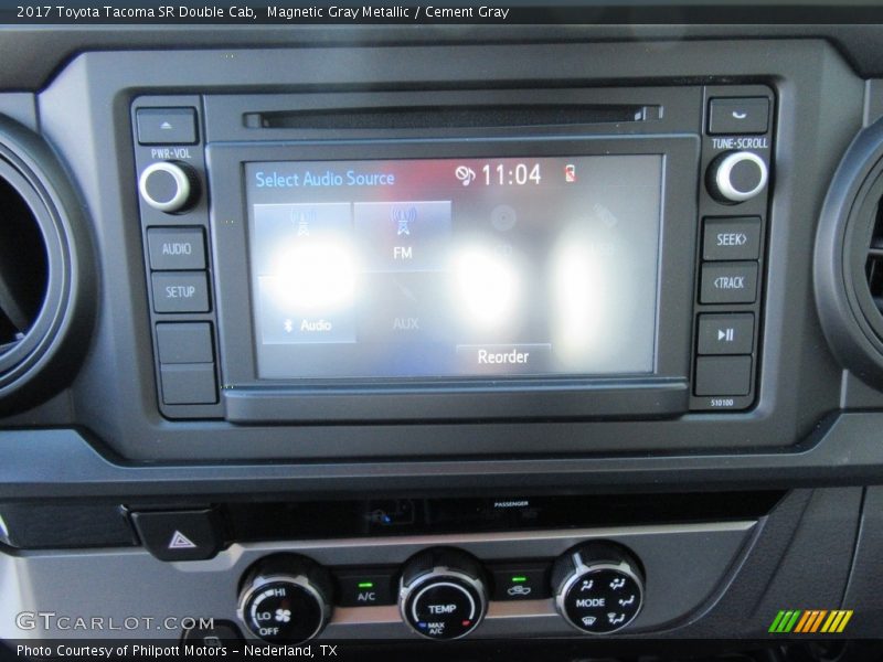 Magnetic Gray Metallic / Cement Gray 2017 Toyota Tacoma SR Double Cab