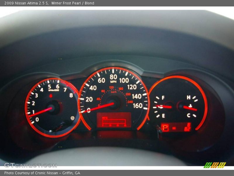 Winter Frost Pearl / Blond 2009 Nissan Altima 2.5 S