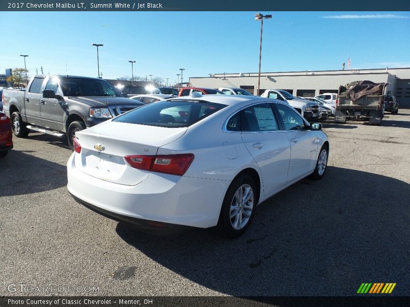Summit White / Jet Black 2017 Chevrolet Malibu LT
