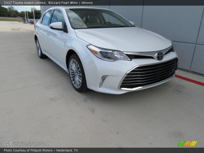 Blizzard Pearl White / Almond 2017 Toyota Avalon Limited