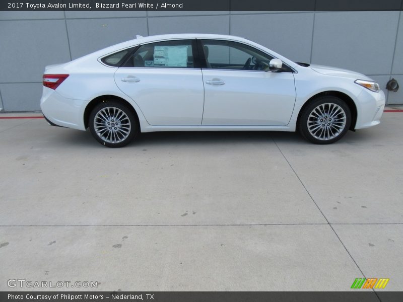  2017 Avalon Limited Blizzard Pearl White