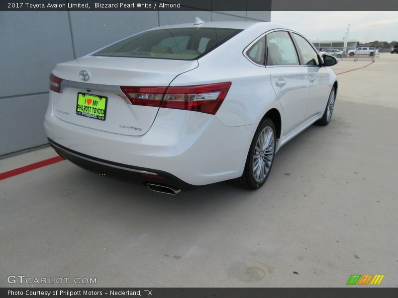 Blizzard Pearl White / Almond 2017 Toyota Avalon Limited