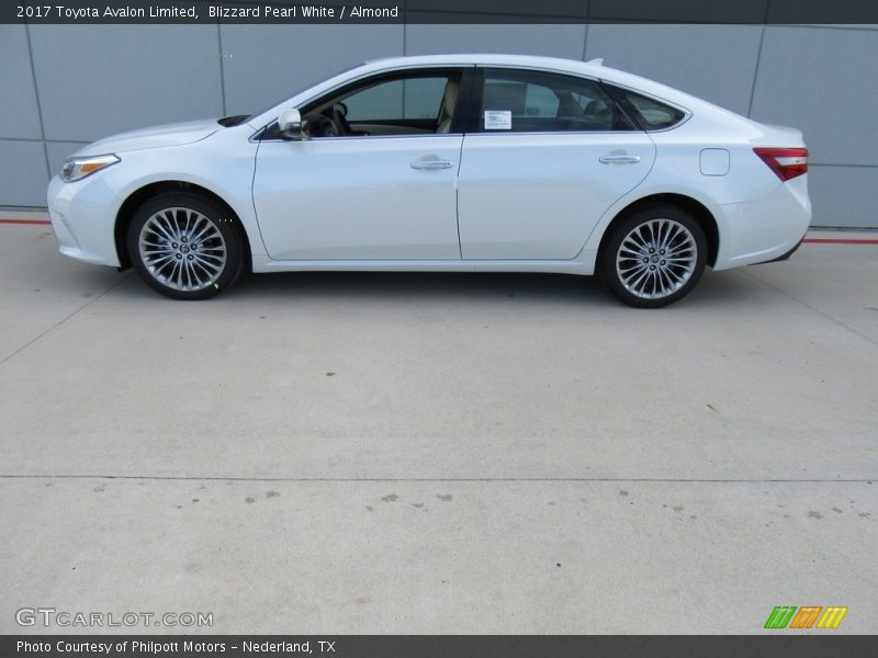 Blizzard Pearl White / Almond 2017 Toyota Avalon Limited