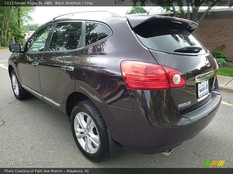 Black Amethyst / Gray 2013 Nissan Rogue SV AWD