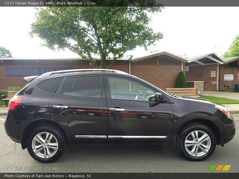 Black Amethyst / Gray 2013 Nissan Rogue SV AWD
