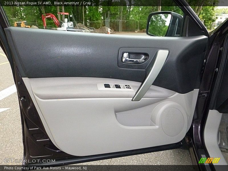 Black Amethyst / Gray 2013 Nissan Rogue SV AWD