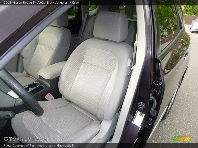 Black Amethyst / Gray 2013 Nissan Rogue SV AWD