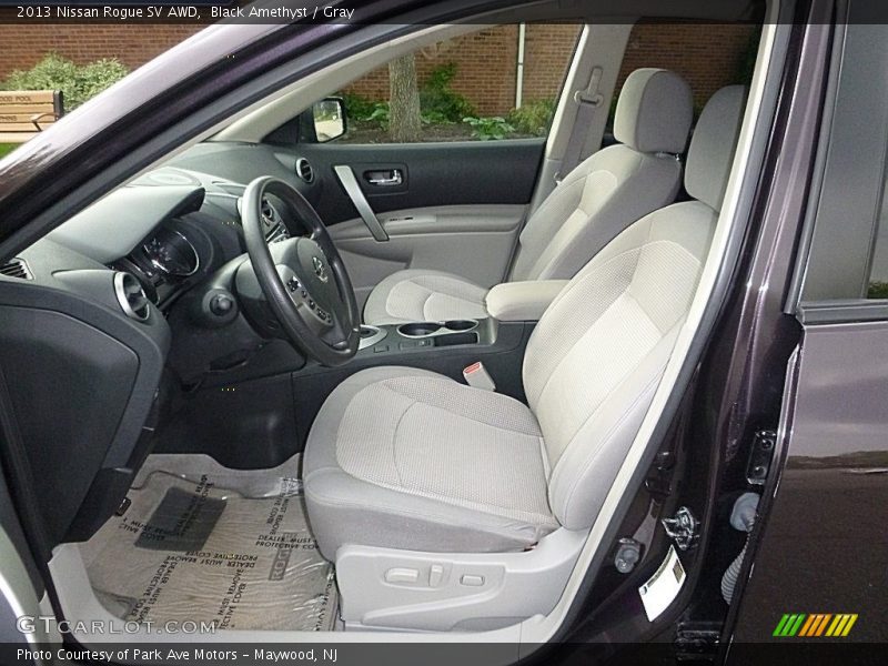 Black Amethyst / Gray 2013 Nissan Rogue SV AWD