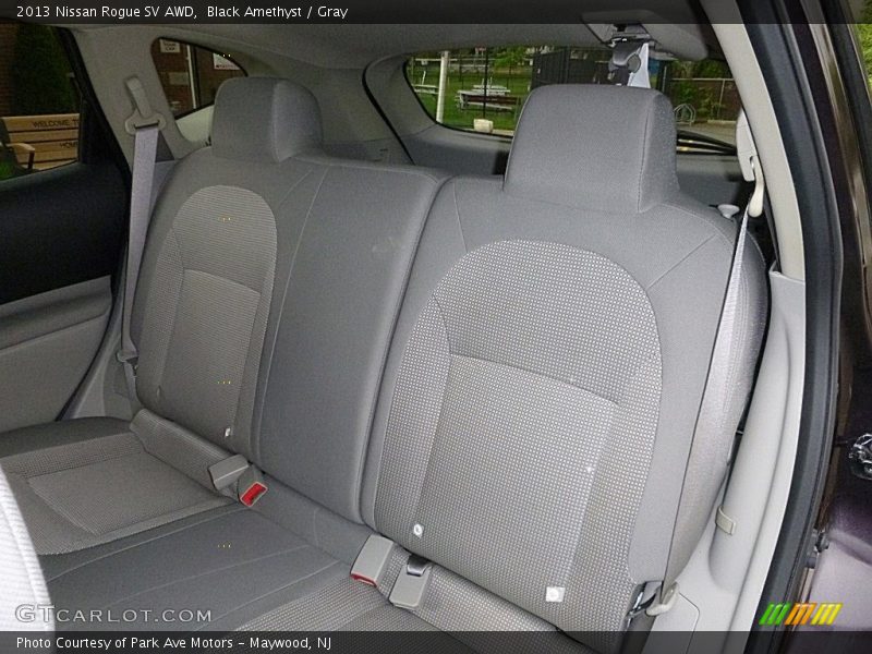 Black Amethyst / Gray 2013 Nissan Rogue SV AWD