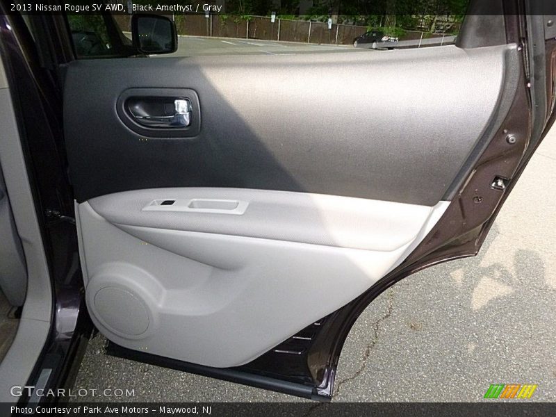 Black Amethyst / Gray 2013 Nissan Rogue SV AWD