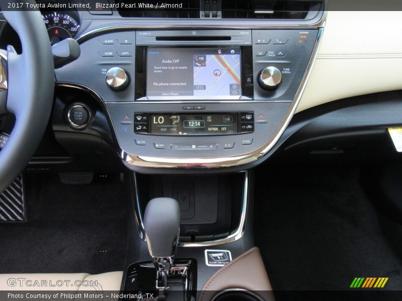 Controls of 2017 Avalon Limited