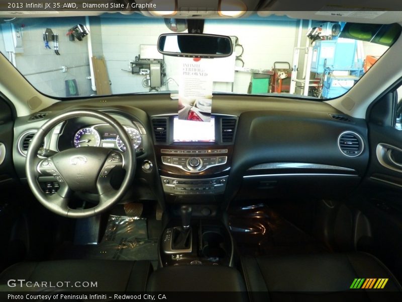 Diamond Slate / Graphite 2013 Infiniti JX 35 AWD