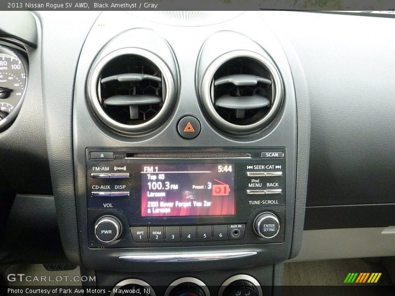 Black Amethyst / Gray 2013 Nissan Rogue SV AWD