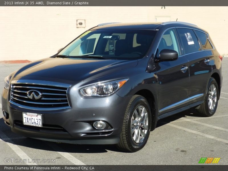 Diamond Slate / Graphite 2013 Infiniti JX 35 AWD