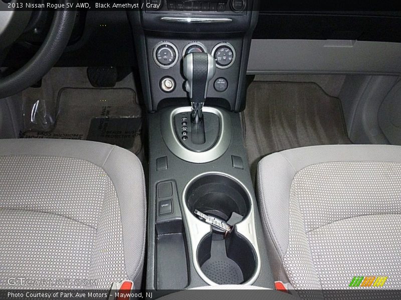 Black Amethyst / Gray 2013 Nissan Rogue SV AWD