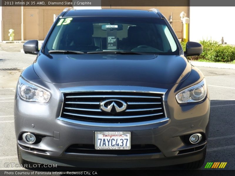 Diamond Slate / Graphite 2013 Infiniti JX 35 AWD