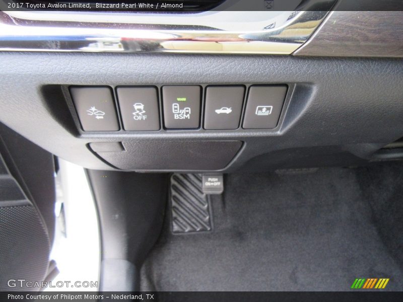 Controls of 2017 Avalon Limited