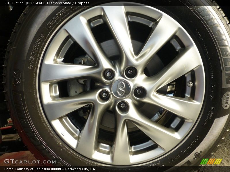 Diamond Slate / Graphite 2013 Infiniti JX 35 AWD