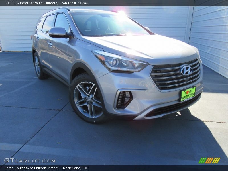 Iron Frost / Gray 2017 Hyundai Santa Fe Ultimate