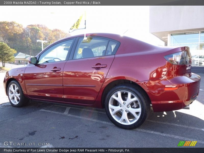 Copper Red Mica / Black 2009 Mazda MAZDA3 i Touring Sedan