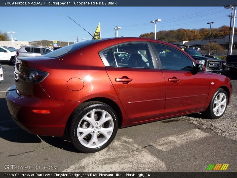 Copper Red Mica / Black 2009 Mazda MAZDA3 i Touring Sedan