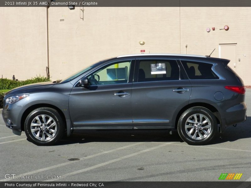 Diamond Slate / Graphite 2013 Infiniti JX 35 AWD