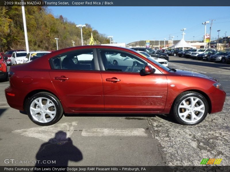 Copper Red Mica / Black 2009 Mazda MAZDA3 i Touring Sedan