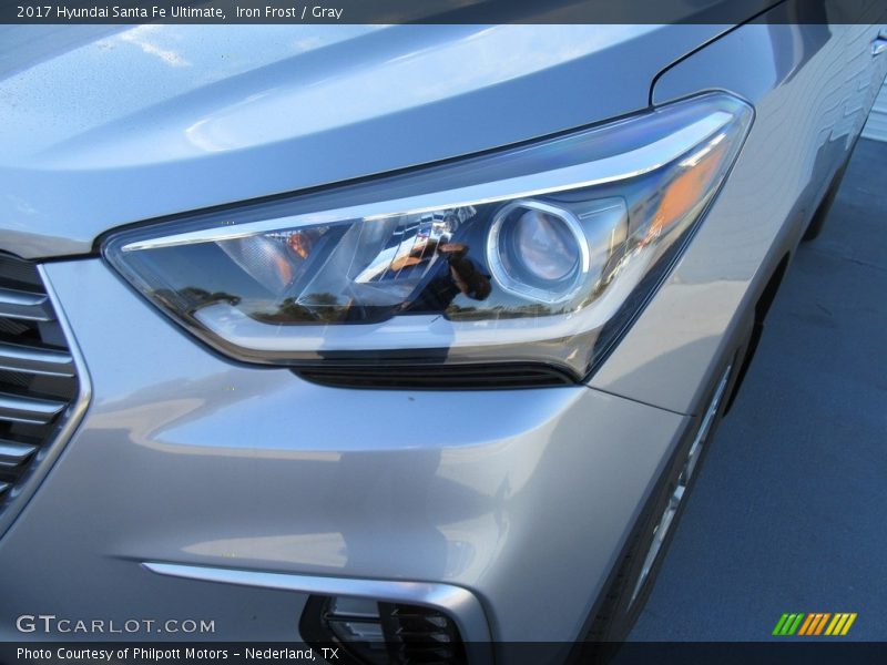 Iron Frost / Gray 2017 Hyundai Santa Fe Ultimate