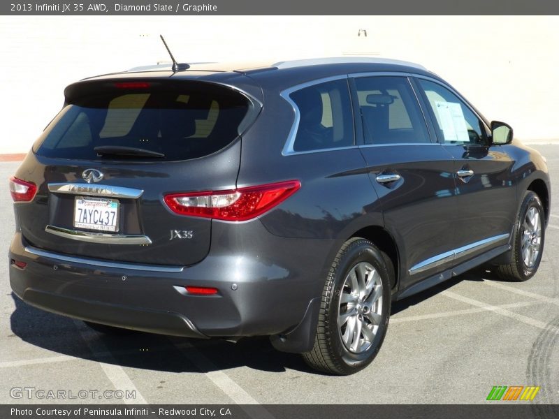Diamond Slate / Graphite 2013 Infiniti JX 35 AWD