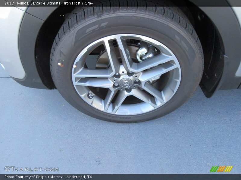 Iron Frost / Gray 2017 Hyundai Santa Fe Ultimate