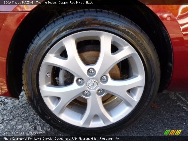 Copper Red Mica / Black 2009 Mazda MAZDA3 i Touring Sedan