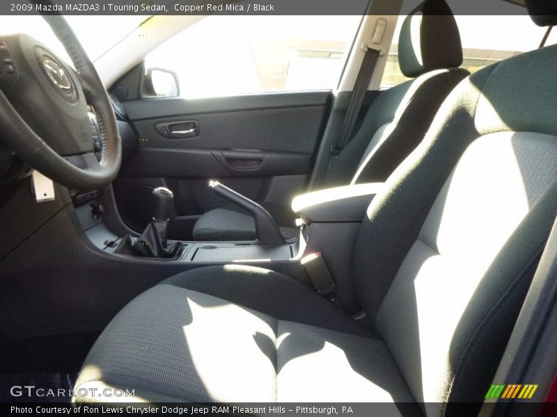 Copper Red Mica / Black 2009 Mazda MAZDA3 i Touring Sedan