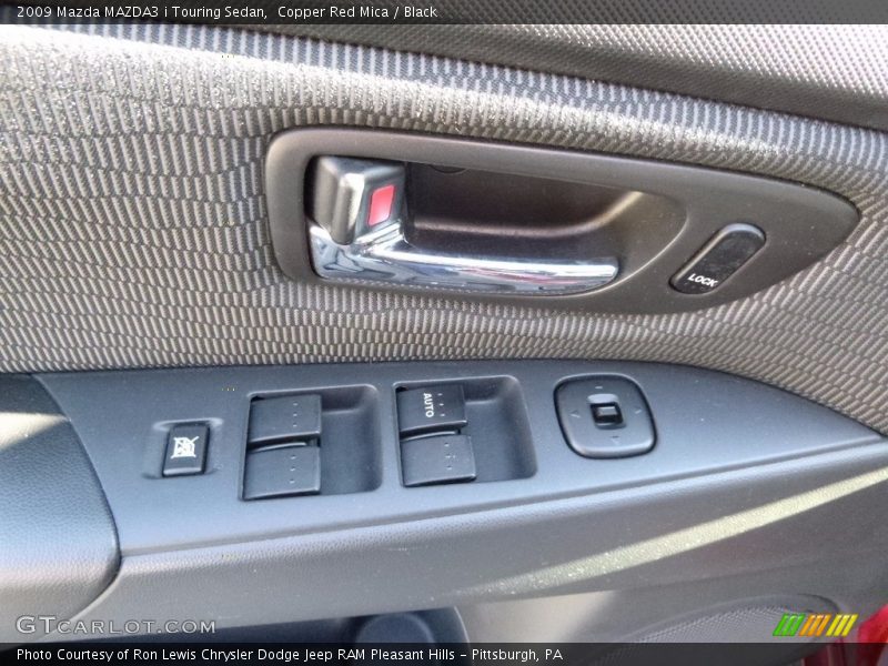 Copper Red Mica / Black 2009 Mazda MAZDA3 i Touring Sedan
