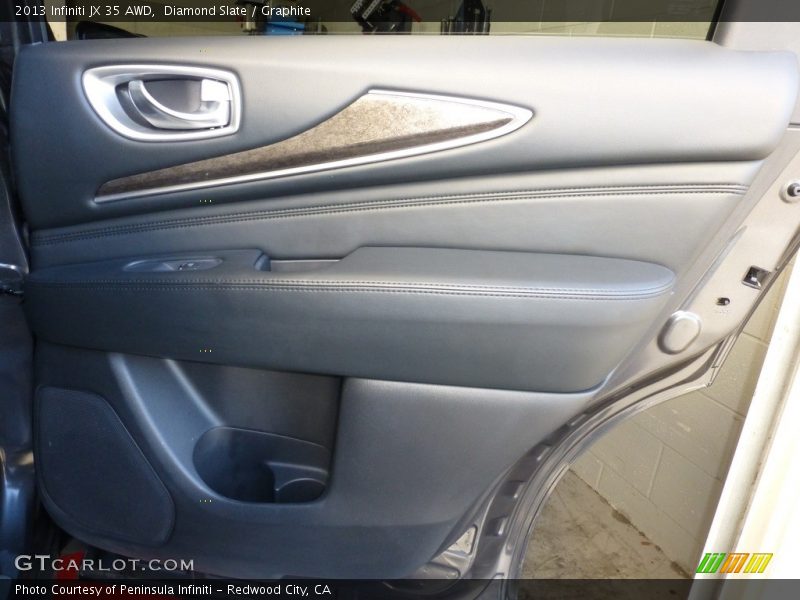Diamond Slate / Graphite 2013 Infiniti JX 35 AWD