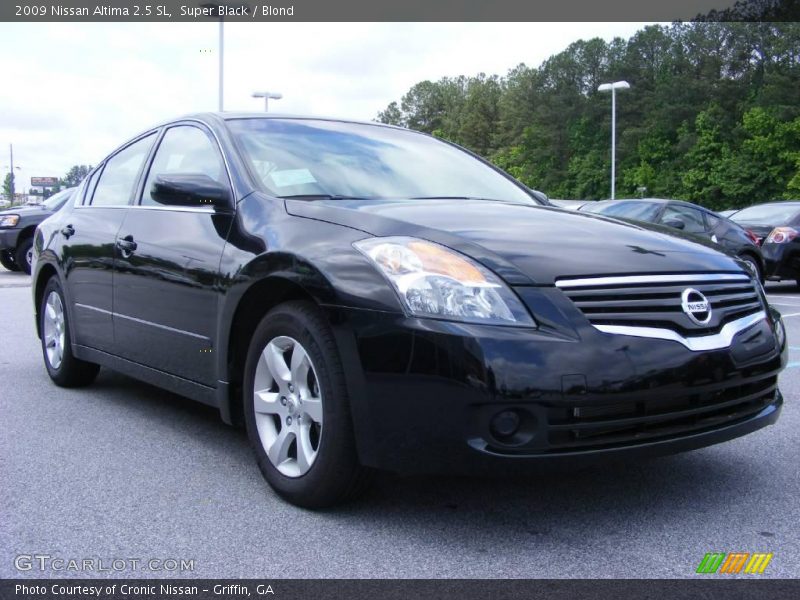 Super Black / Blond 2009 Nissan Altima 2.5 SL