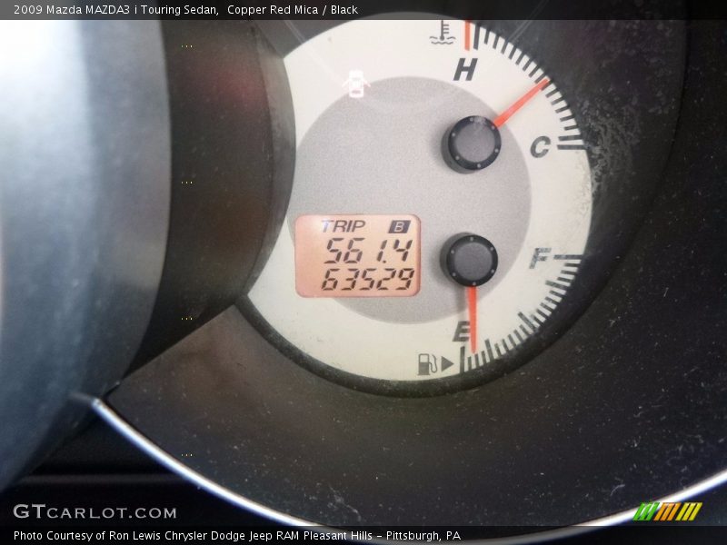 Copper Red Mica / Black 2009 Mazda MAZDA3 i Touring Sedan
