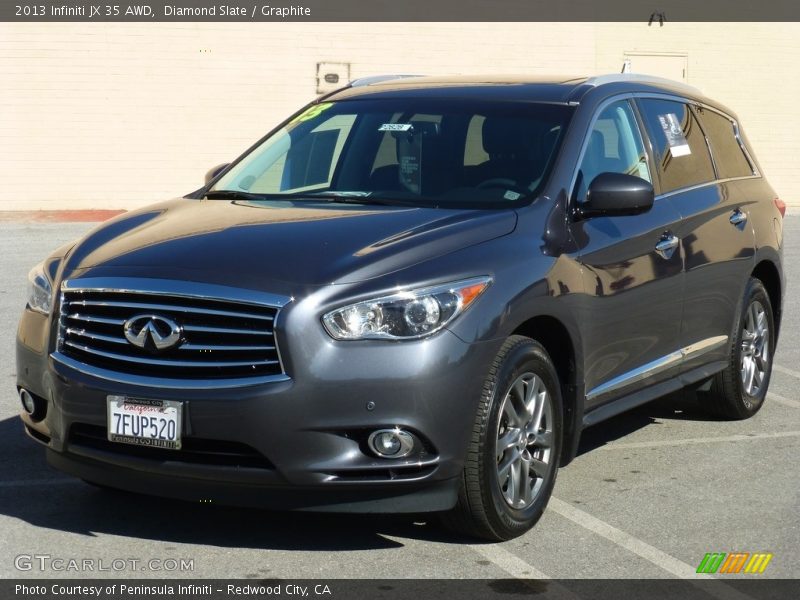 Diamond Slate / Graphite 2013 Infiniti JX 35 AWD