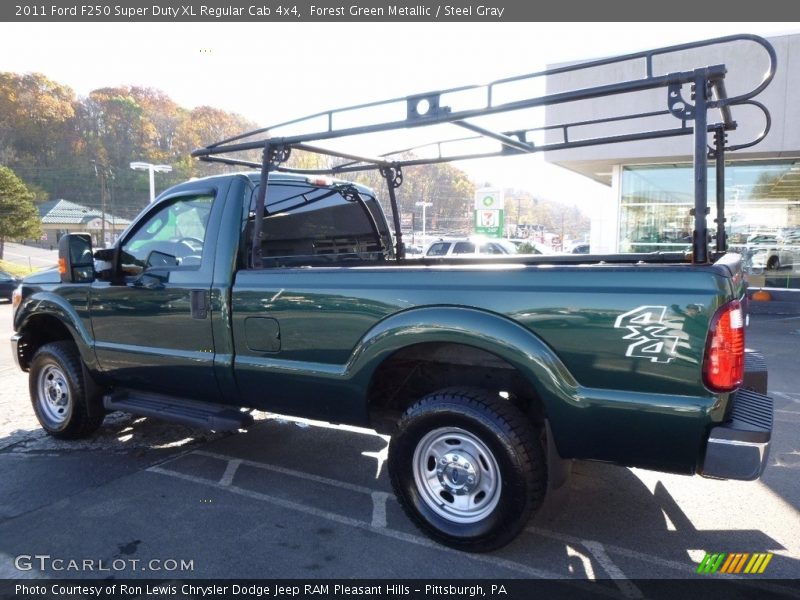 Forest Green Metallic / Steel Gray 2011 Ford F250 Super Duty XL Regular Cab 4x4