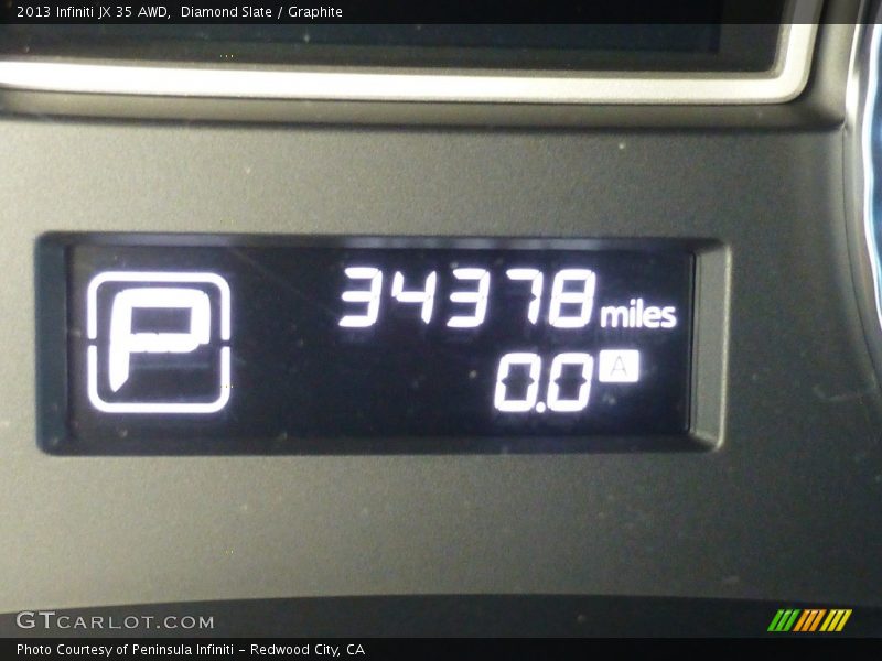 Diamond Slate / Graphite 2013 Infiniti JX 35 AWD