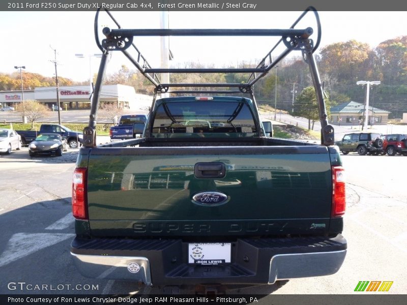 Forest Green Metallic / Steel Gray 2011 Ford F250 Super Duty XL Regular Cab 4x4
