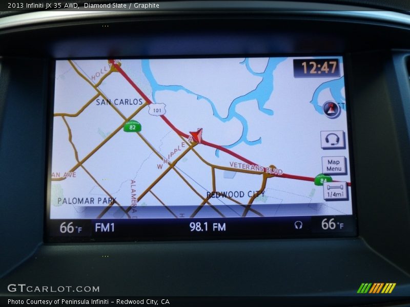 Diamond Slate / Graphite 2013 Infiniti JX 35 AWD