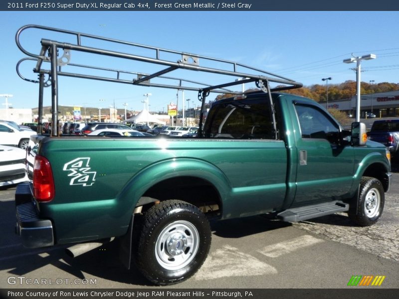 Forest Green Metallic / Steel Gray 2011 Ford F250 Super Duty XL Regular Cab 4x4